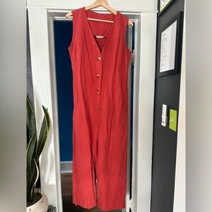 Red ali golden jumpsuit small
